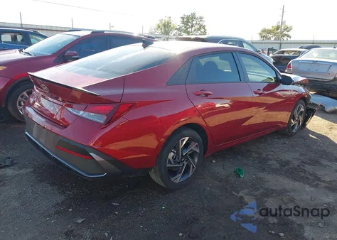 2025 Hyundai Elantra Sel Sport из США, поврежденный, VIN KMHLM4DGXSU010610